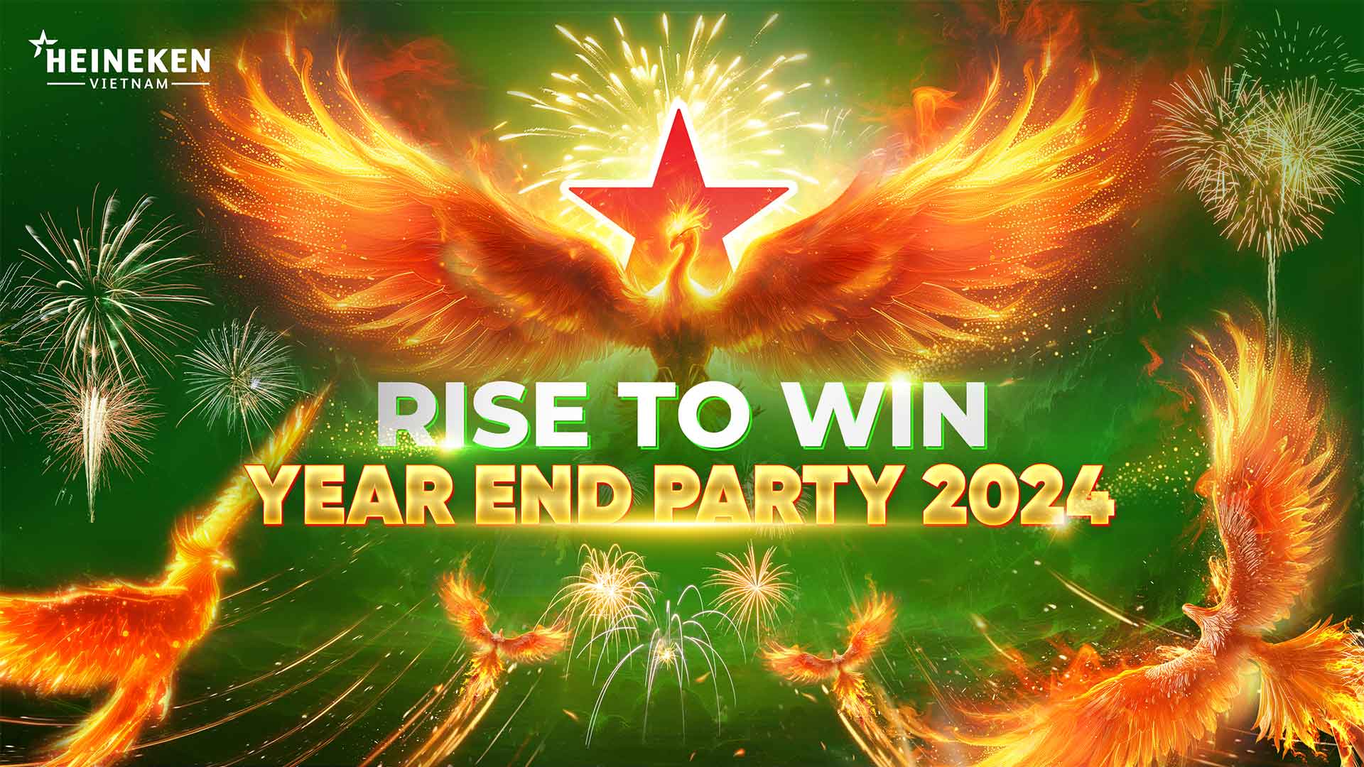 Heineken year end party 2024 Rise to win