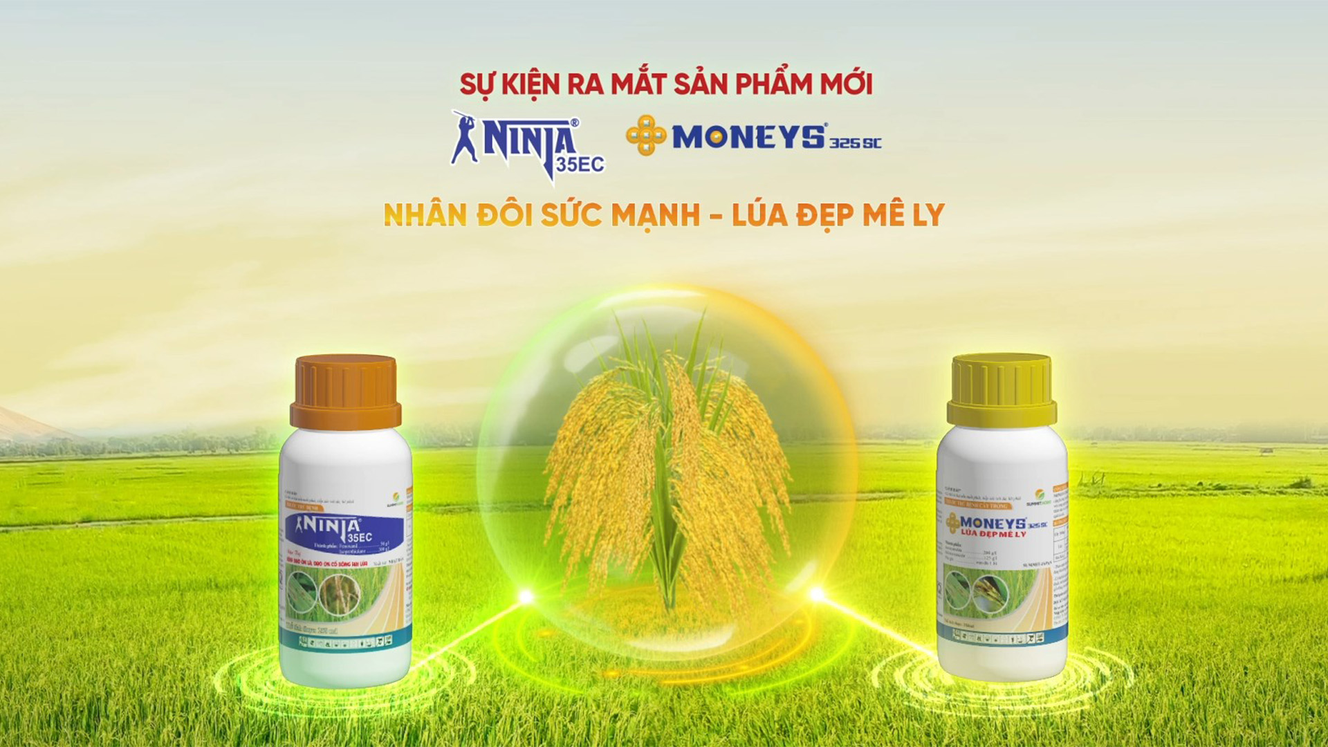 Ra mắt bộ đôi thuốc trừ sâu Ninja x Moneys
